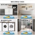 thumbnail image 7 of Cool Yellow Duck in Waves Flannel Bath Mat 16x24 Inches, Soft Absorbent Non-Slip Bathroom Rug, Machine Washable Floor Mat for Shower, 7 of 7