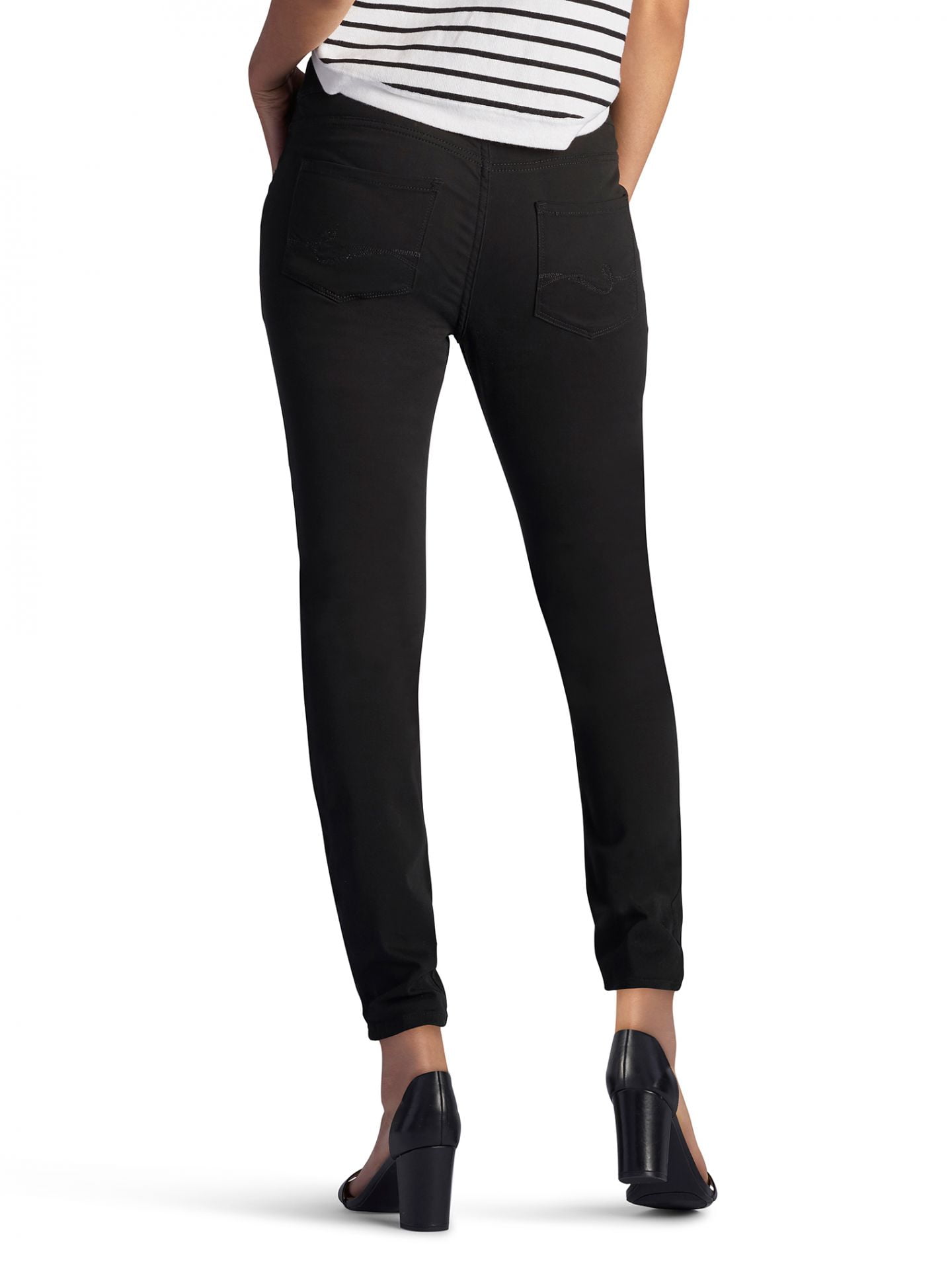 lee women's modern series midrise fit dream jean harmony pull on legging