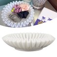 thumbnail image 1 of Cuenco de vieira antiguo ANGGREK Decorativo Para Flores 10 pulgadas Hecho A Mano, 1 of 8