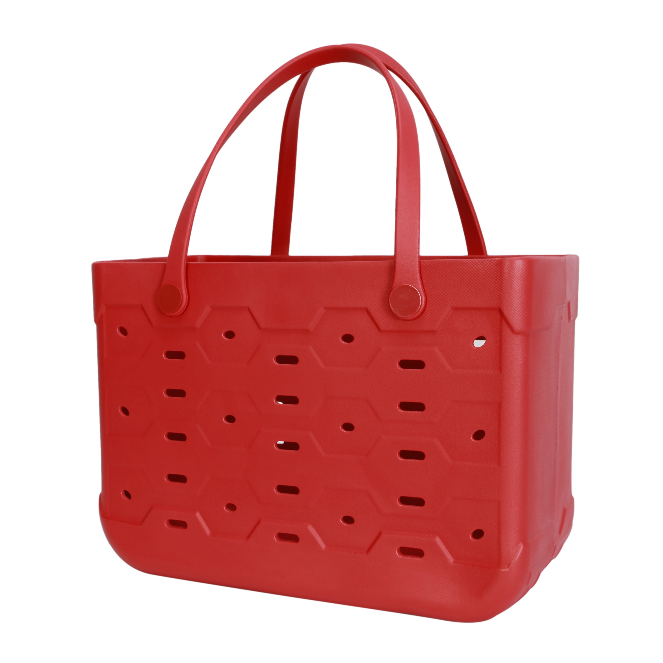 Mainstays Large All Purpose Flex Laundry Tote, Red Sedona, 18 in W x 8.75 in D x 13 in H