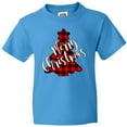 thumbnail image 3 of Inktastic Red Buffalo Plaid Christmas Tree Youth T-Shirt, 3 of 5
