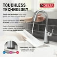 thumbnail image 6 of Delta 9976T-CZ-PR-DST Stryke 1.8 GPM Pull-Down Bar/Prep Faucet - Lumicoat Champagne Bronze, 6 of 7