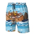 thumbnail image 4 of Fotbe Animals on Noah's Ark Floating Trajes de Baño Estampados para Hombre, Shorts de Verano de Secado Rápido, Ropa de Playa, Bañadores-X-Large, 4 of 6