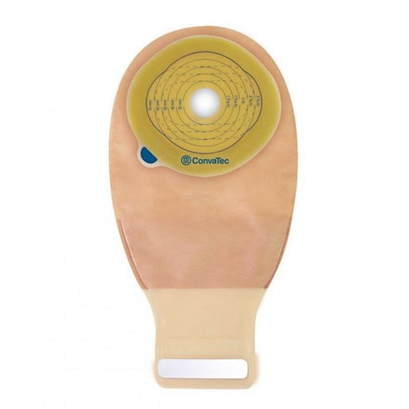 Esteem   Ostomy Pouch, One-Piece System, 12 Inch Length, 9/16 to 1-15/16 Inch Stoma, Drainable, 10 Count