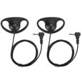thumbnail image 1 of 2PCS Mobile Phone 3.5mm Large Loudspeaker Ear Hanging Headset Listen Only Earphone without Microphone, 1 of 3