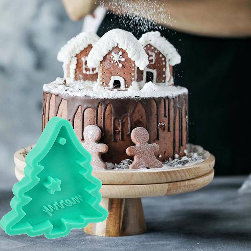 Christmas Tree Bell Silicone Cake Fondant Mold Chocolate Mould Cupca CS  Q1M1 | eBay