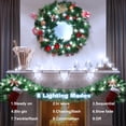 thumbnail image 4 of Guirnalda de luces navideñas DealBeta, paquete de 4, 50 LED, 5 m, color blanco frío, 4 of 7
