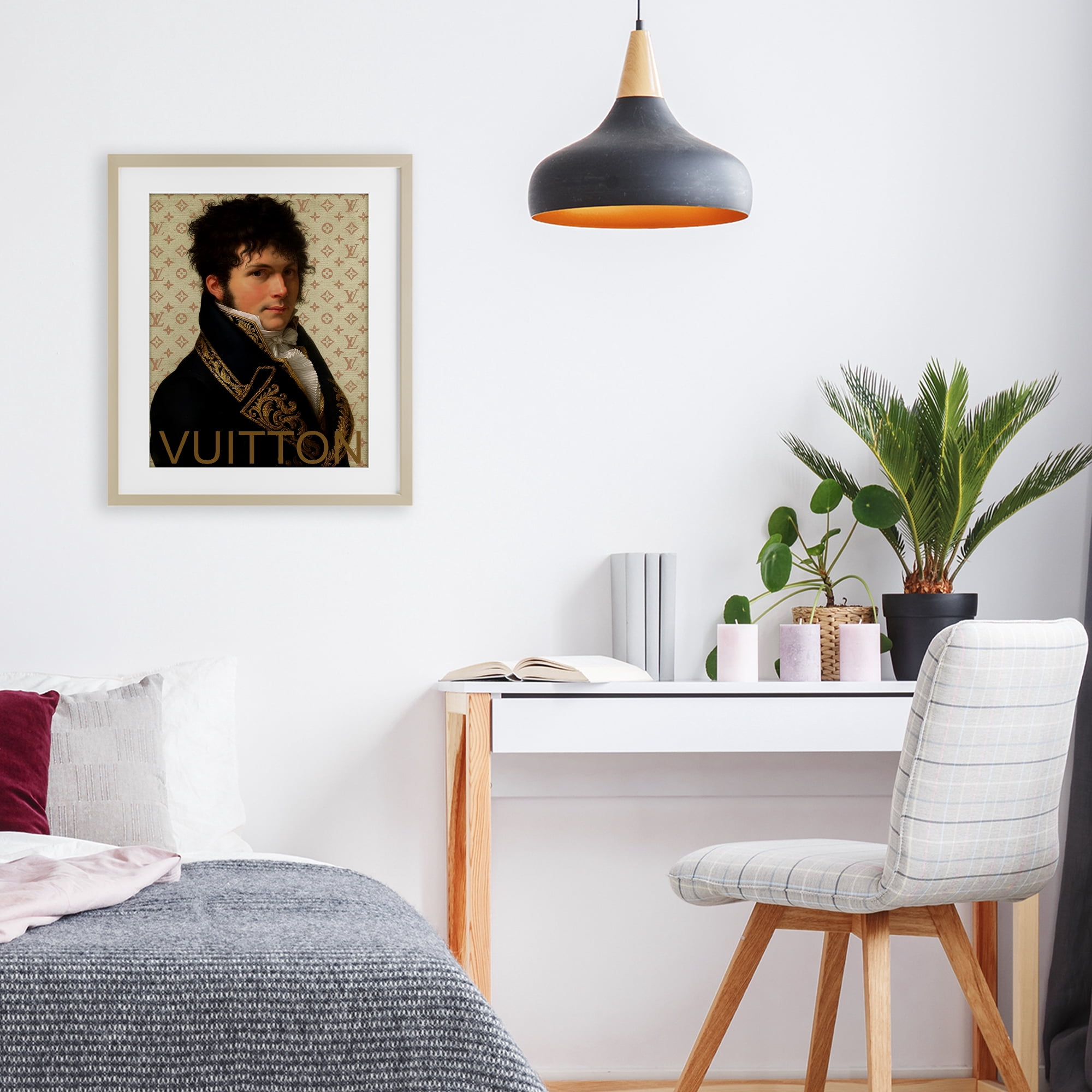 Stupell Industries Glam Gentleman In Spring Birch Framed Print Under Glass, design by Grotto Studios