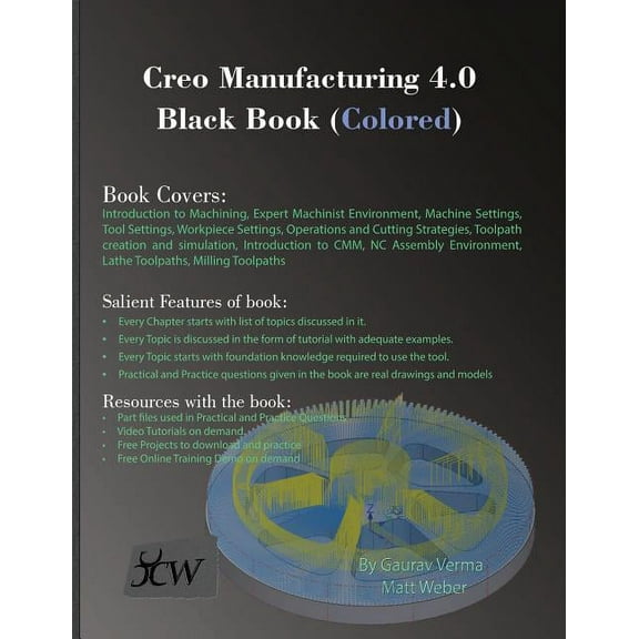 Creo Manufacturing 4.0 Black Book (Colored), (Paperback)
