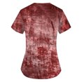 thumbnail image 4 of Tops sueltos de manga corta para mujer Tops casuales de talla grande Camisetas casuales de verano de manga corta con cuello en V Tops de mujer Camisetas Ropa de trabajo, 4 of 4