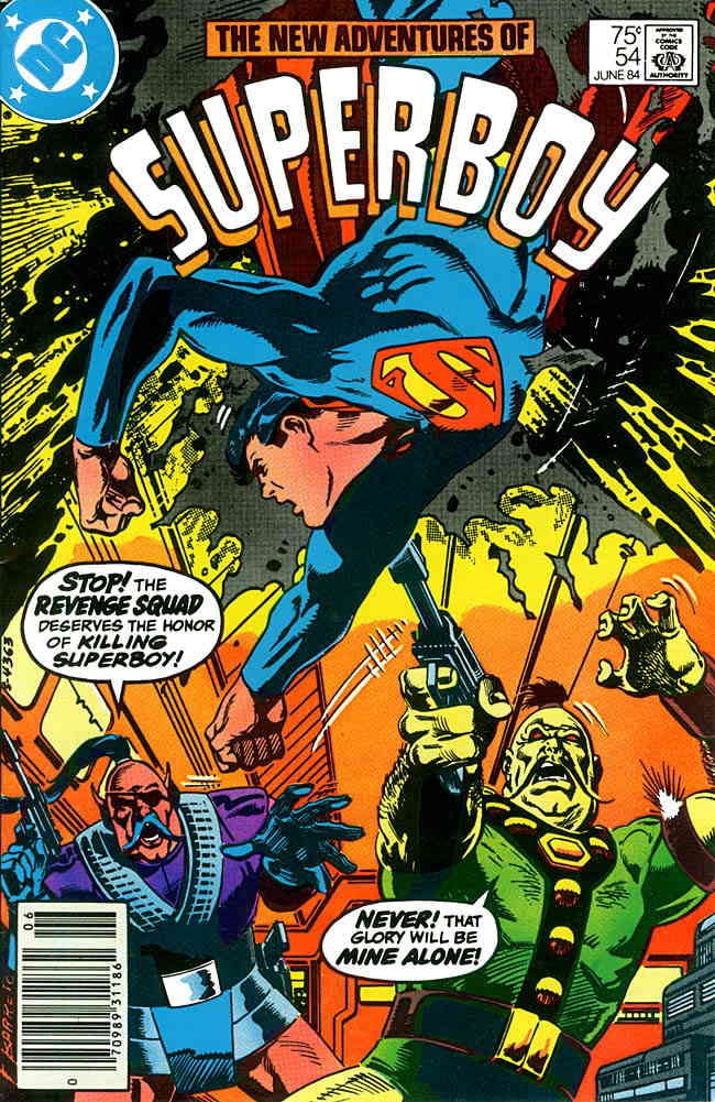 Cover of The New Adventures of Superboy #54