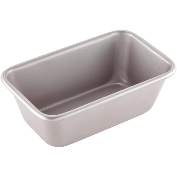 CHEFMADE 1LB Rectangle Loaf Pan, Non-Stick Oblong Bread and Meat Bakeware for Oven Baking (Champagne Gold)