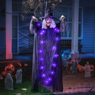 Disney 12-Piece Halloween Village Decor Set with Haunting Music