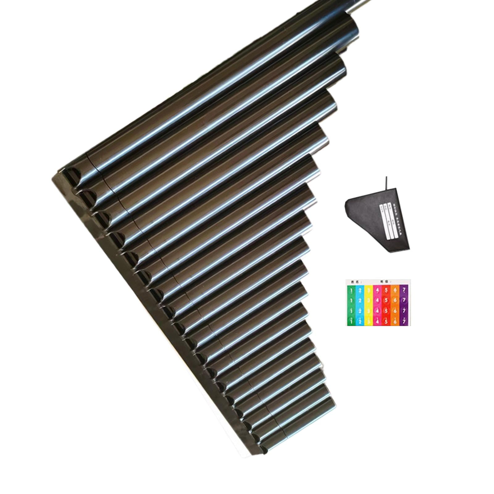LeeQinersw Pan Flute C Tone 18 Tube Comfortable to Hold Handmade Easy Learning Folk Musical