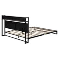 thumbnail image 7 of Queen Size Bed Frame with Headboard & Footboard,Heavy Duty Platform Bed Frames With Storage,Queen Bed Frame Noise-Free & No Box Spring Needed & Easy Assembly & Wood Slats Support, 7 of 7
