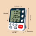 thumbnail image 5 of Multifunction 3 Channel Timer ABS Construct Multifuction Timer for Kitchens Lab, 5 of 12
