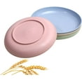thumbnail image 7 of Wheat Straw Plates Lightweight Unbreakable Dinner Dishes Plates Set Dishwasher & Microwave Safe (Extra Large 4 Pack 10') Laegsmetg, 7 of 7