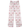 thumbnail image 7 of AINIYS Women's Christmas Pajamas Sets 2 Piece Long Sleeve V Neck Cute Xmas Graphy Loungewear Button Tops and Casual Pants Loungewear Sets Pink L, 7 of 7