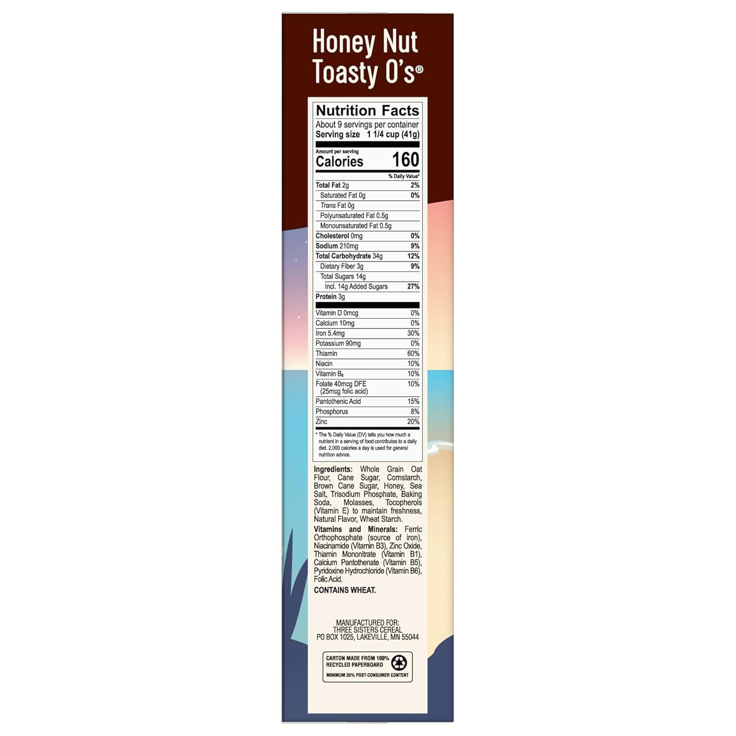 MomS Best Naturals Honey Nut Toasty O Cereal 20 Oz -Pack of 10 by Mom's Best Naturals
