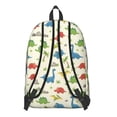 thumbnail image 3 of Dinosaur and Stone Beige Pattern Backpack for School, Cute School Bag with Adjustable Shoulder Straps and Padded Back, 15.7"x11.8"x5.5", 3 of 5