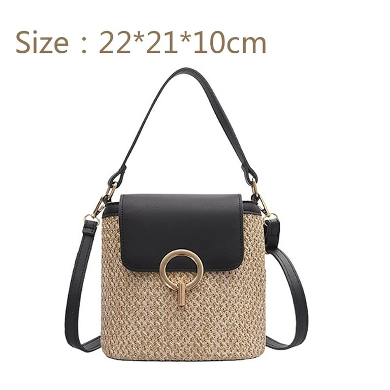 Bangyan Fashion Straw Crossbody Bag, Women's Summer Handbag, 2023
