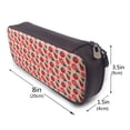 thumbnail image 3 of Lsque Tomatoes Printed Big Capacity PU Leather Pencil Case Large Pencil Pouch Stationery Pen Bag Pencil Holder for Teen, 3 of 6