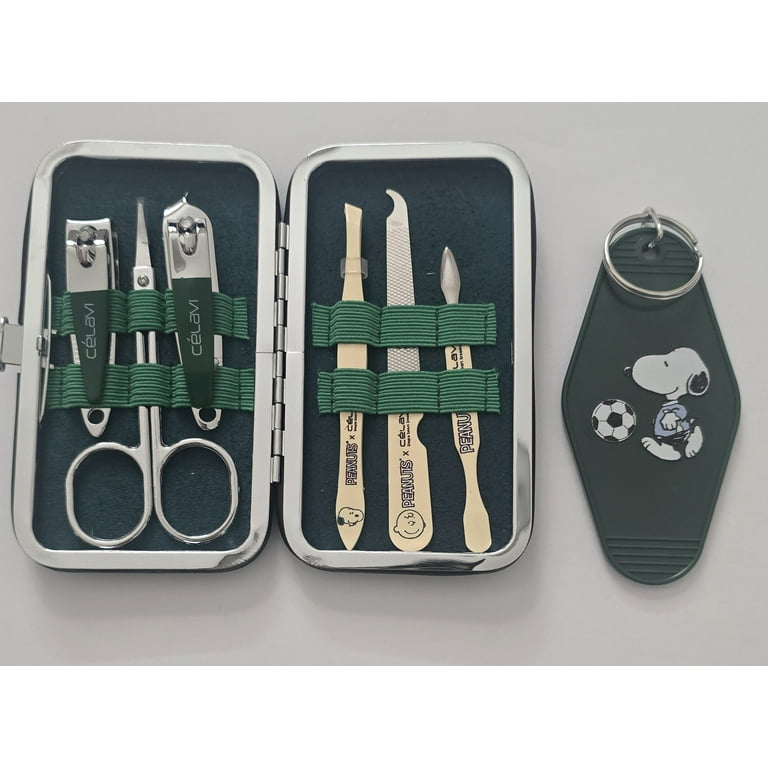 CELAVI X PEANUTS 7 PIECE GROOMING TOOL KIT WITH KEYCHAIN - Walmart.com