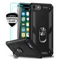 thumbnail image 3 of LeYi for iPhone SE Case, iPhone SE 2022/2020 Case, [Military-Grade] Protective Phone Case with Magnetic Metal Kickstand for iPhone SE 3rd/ 2nd Gen, Black, 3 of 8
