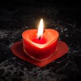 thumbnail image 1 of STRANDCHIC 1 Set of Heart Shape Tea Light Cups Plastic Assorted Color for Family and Friends, 1 of 8
