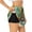 Black, variant on Cartoon Dragonfly Art Printed 2 in 1 Women's Workout Shorts for Athletic Gym Running Shorts with Phone Pockets-Medium