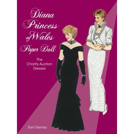 Diana Princess of Wales Paper Doll : The Charity Auction (Crystal Charity Best Dressed 2019)