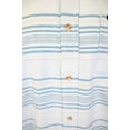 thumbnail image 5 of O'Neill Men's Shirt Blue Seafaring Orange Line Stripe Pocket S/S (S11), 5 of 5