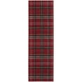 thumbnail image 2 of Nourison Grafix Plaid Red 2' x 6'Area Rug (2x6), 2 of 8