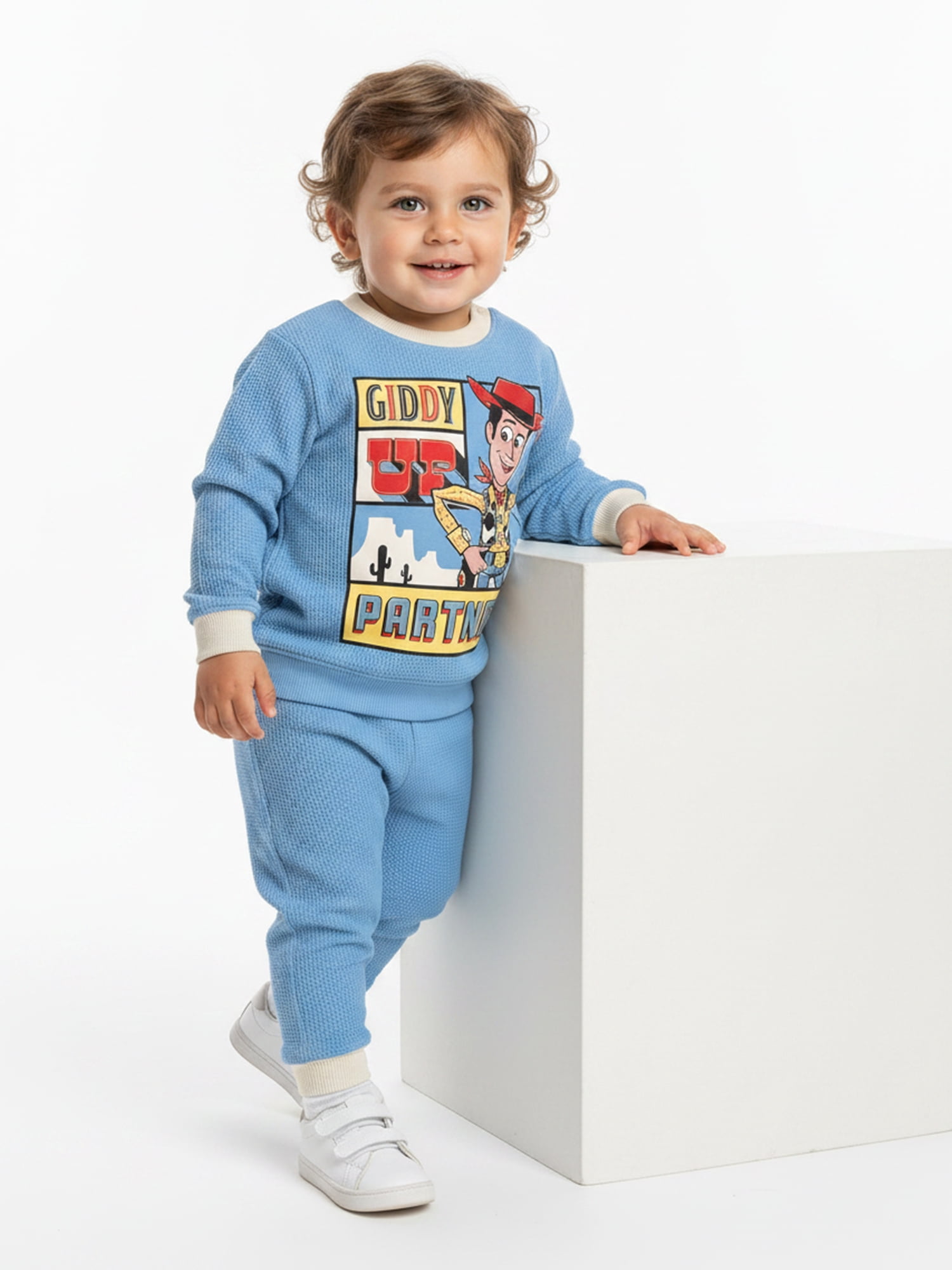 Toy Story Baby Boys Waffle Knit Top and Pants Set, 2-Piece, Sizes 0M-24M