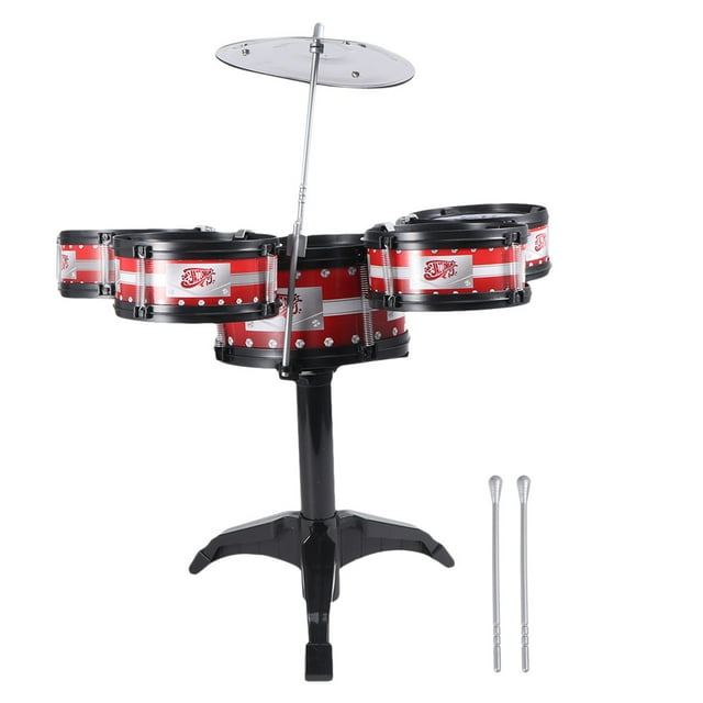 1Pc Mini Drum Set Mini Education Children Minisize Drum Set Percussion Set