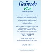 Refresh Plus Lubricant Eye Drops Preservative-Free Artificial Tears, 0.4 ml, 50 Count