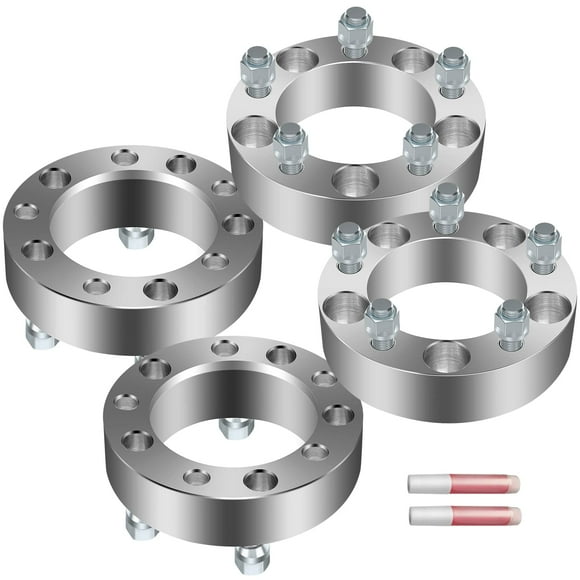 OCPTY 4PCS 5x5.5 to 5x5.5 Wheel Spacers 1.5 inch 1/2 Studs 108mm Hub Bore Forged Wheel Spacers 5 Lug fit for Bronco for CJ5 for CJ6 for CJ7 for E-100 Econoline for E-150