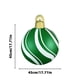 thumbnail image 3 of Bola inflable navideña grande de 45 cm para exteriores | Decoración de PVC con polvo brillante | Decoración multiusos para fiestas navideñas y bodas | Fácil de instalar con bomba de aire o boquilla, 3 of 5