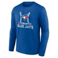 thumbnail image 2 of Men's George Springer Royal Toronto Blue Jays Name & Number Fastball Long Sleeve T-Shirt, 2 of 3