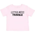 thumbnail image 3 of Inktastic Little Miss Trouble Girls Baby T-Shirt, 3 of 5