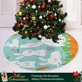 thumbnail image 6 of FMSHPON Easter Xmas Christmas Tree Skirt Stand Mat for Holiday Party Decoration Indoor Outdoor 48 inches, 6 of 6
