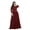 Burgundy, variant on Womens Mother Of The Bride Formal Classy Gown