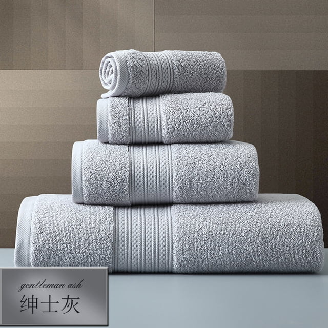 Xiao Hua toallas de mano para baño, multiusos: para gimnasio, ducha, deportes, etc. Manejar diversas situaciones sin esfuerzo. 59,06 x 31,5 pulgadas (gris)