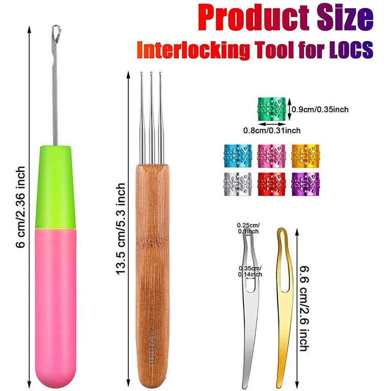 Peculiar Roots Locs Crochet Needle Tool  Include Single, Double, Triple or  Set, 1 count - Fry's Food Stores