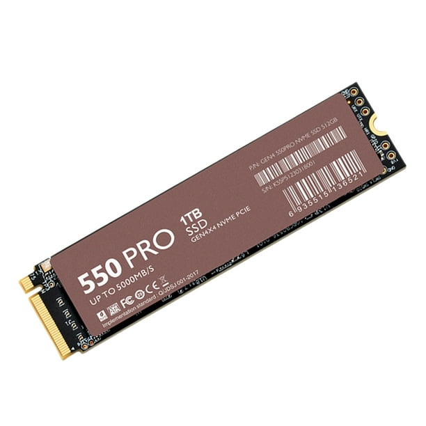 Disco duro Nvme M.2 SSD 1TB SSD 2TB 550 PRO para computadora portátil (1TB) Hugtrwg Nuevos Originales