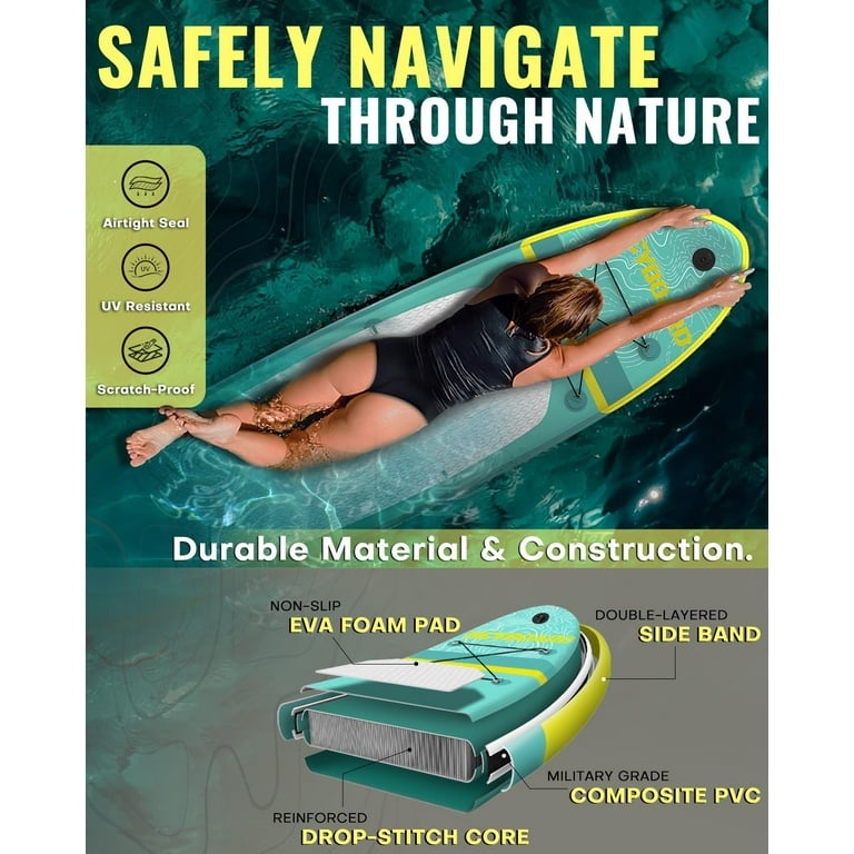 heyboard SUPボード HEYBOARD 10'/10‚Äô6‚Äù Inflatable SUP Board with Accessories