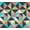 Triangles Multicolor, variant on Benartex Sewing Room 2 Hexagons Multicolor Novelty 100% Cotton Fabric