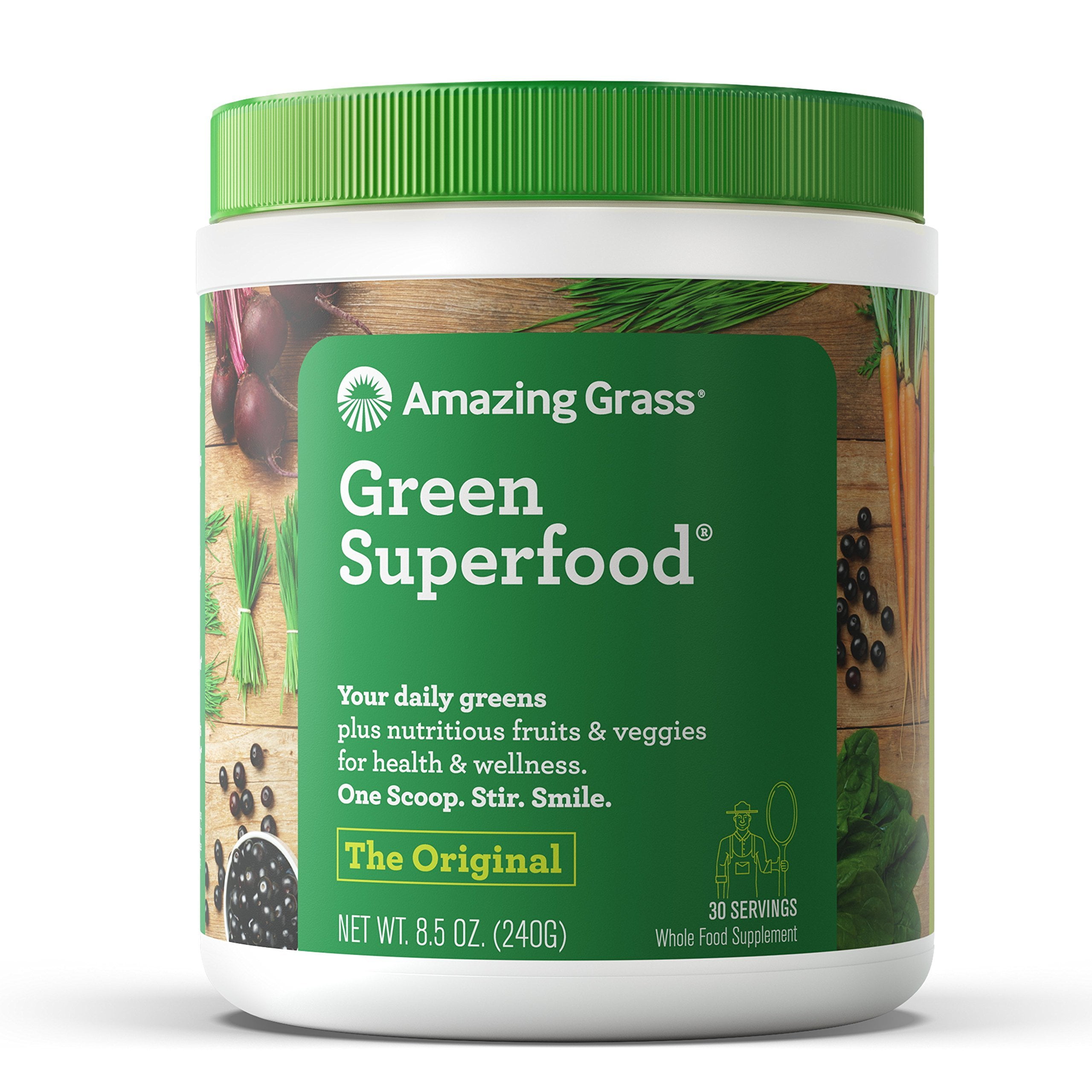 Amazing Grass Green Superfood Organic Wheat Grass and 7 Super Greens