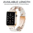 thumbnail image 4 of Compatible con correa de reloj Apple 38-40 mm / 42-44 mm serie 5/4/3/2/1, accesorio de correa de reloj de repuesto de pulsera de resina delgada, 4 of 4