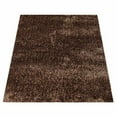 thumbnail image 3 of RUGSOTIC CARPETS HAND TUFTED SHAG POLYESTER ECO-FRIENDLY AREA RUGS - 10'x13', Rectangle, Beige Brown, High Pile Thick Handmade Anti Skid Area Rugs for Living Room, Bed Room (K00105), 3 of 5